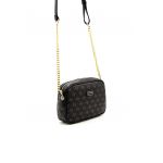 Geanta crossbody de piele ecologica cu logo
