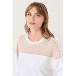 Bluza de trening cu segment in dungi