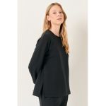 Bluza de trening din amestec de modal