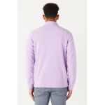 Bluza de trening din fleece cu fenta cu fermoar