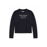 Bluza din bumbac organic cu imprimeu logo