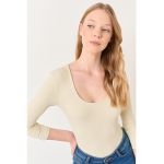 Bluza slim fit cu decolteu rotund Taiylor