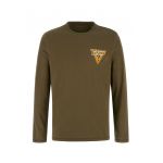 Bluza de bumbac cu imprimeu logo pe piept