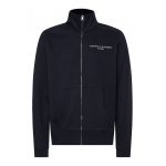 Bluza sport din amestec de bumbac organic cu fermoar