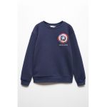 Bluza de trening cu imprimeu Captain America