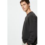 Bluza de trening din amestec de bumbac cu maneci cazute