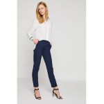 Pantaloni slim fit cu talie medie