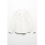 Bluza de bumbac cu guler babydoll Isabella
