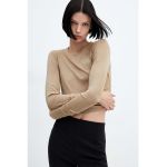 Bluza elastica cu insertii de lurex