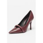 Pantofi de piele cu toc stiletto si varf ascutit Core