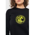 Bluza de trening din bumbac organic cu imprimeu logo