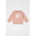 Bluza de trening cu decolteu la baza gatului de bumbac