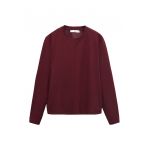 Bluza de trening din material pique cu decolteu la baza gatului