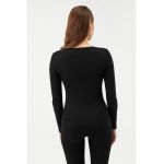 Bluza de casa cu decolteu rotund