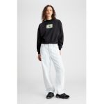 Bluza de trening de bumbac organic si logo