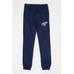 Pantaloni de trening cu croiala conica si logo