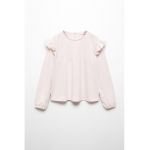 Bluza cu volane si decupaj pe partea din spate