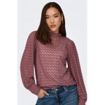 Bluza de dantela cu maneci bufante