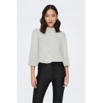 Bluza de dantela cu maneci bufante