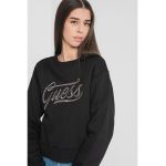 Bluza de trening cu aplicatii cu strasuri