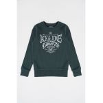 Bluza de trening cu imprimeu logo si decolteu la baza gatului
