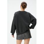 Bluza de trening cu nasturi decorativi