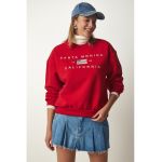 Bluza de trening lejera cu imprimeu text