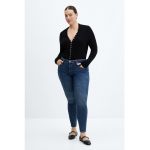 Blugi skinny cu efect push-up
