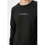 Bluza cu imprimeu text