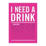 Jurnal - I need a drink Knock Knock | Littlehampton Book