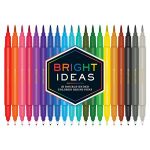 Set 20 instrumente de scris cu doua capete - pix/carioca | Chronicle Books