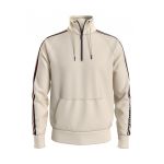 Bluza de trening din amestec de bumbac organic cu maneci raglan