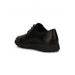 Pantofi din piele cu aplicatie cap-toe