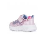 Pantofi sport cu inchidere velcro si aspect stralucitor