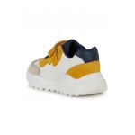 Pantofi sport cu inchidere velcro si detalii din piele intoarsa