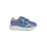 Pantofi sport cu inchidere velcro si garnituri din plasa