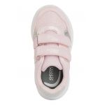 Pantofi sport cu inchidere velcro si garnituri din plasa
