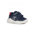 Pantofi sport cu inchidere velcro si insertii din material textil