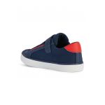 Pantofi sport cu inchidere velcro si logo
