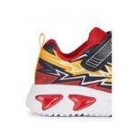 Pantofi sport din piele ecologica si plasa cu inchidere velcro