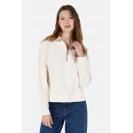Bluza de trening cu fenta cu fermoar