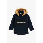 Bluza de trening cu gluga detasabila