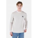 Bluza de trening texturata cu decolteu la baza gatului