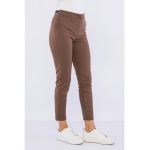 Pantaloni crop cu buzunare oblice