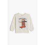 Bluza de trening cu imprimeu grafic