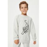 Bluza de trening cu imprimeu tigru