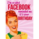 Felicitare - Facebook reminded me | Dean Morris Cards