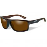 Ochelari de soare barbati Wiley X PEAK Polarized Amber Gloss Layered