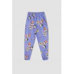 Pantaloni sport cu imprimeu cu fetitele Powerpuff