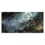 Tablou afis Bloodborne - Material produs:: Tablou canvas pe panza CU RAMA, Dimensiunea:: 70x140 cm